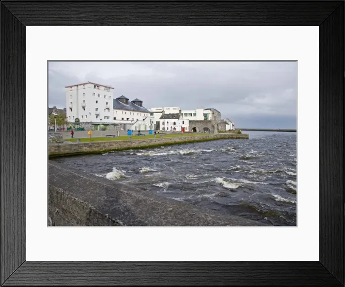 Framed Print : Galway, Ireland. The river flowing through the heart of Galway city Framed Print : Galway, Ireland. The river flowing through the heart of Galway city