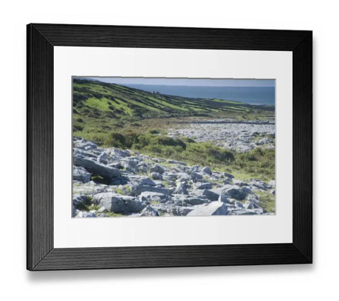 Framed Print : Burren area, Ireland, Rocks, Meadows Framed Print : Burren area, Ireland, Rocks, Meadows