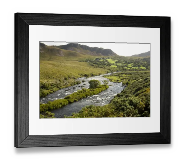 Framed Print : River, County Kerry, Ireland, Landscape, Scenic, Countryside Framed Print : River, County Kerry, Ireland, Landscape, Scenic, Countryside