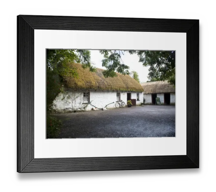 Framed Print : Thatched roof house, Bunratty Folk Park, County Clare, Ireland, Architecture, Facade Framed Print : Thatched roof house, Bunratty Folk Park, County Clare, Ireland, Architecture, Facade