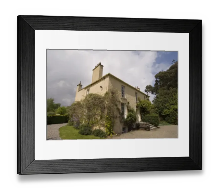 Framed Print : Dover House and Gardens, Rossanagh, County Wicklow, Ireland Framed Print : Dover House and Gardens, Rossanagh, County Wicklow, Ireland