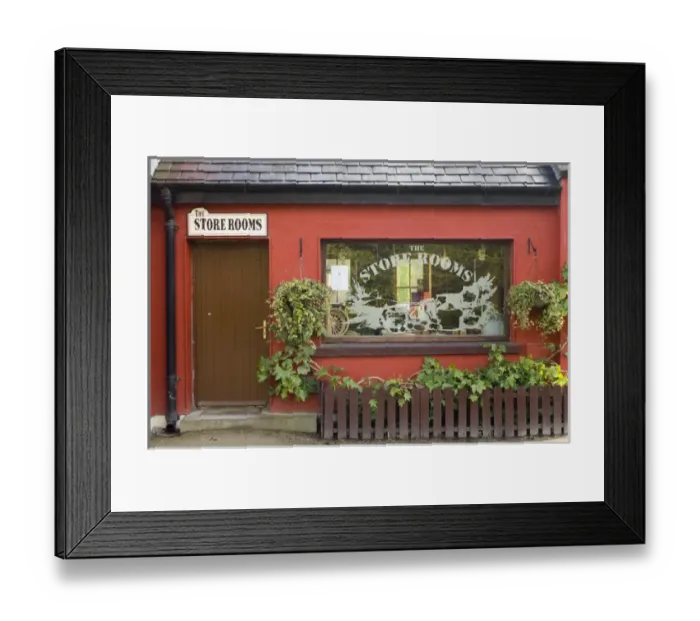Framed Print : Macreddin Village, County Wicklow, Ireland