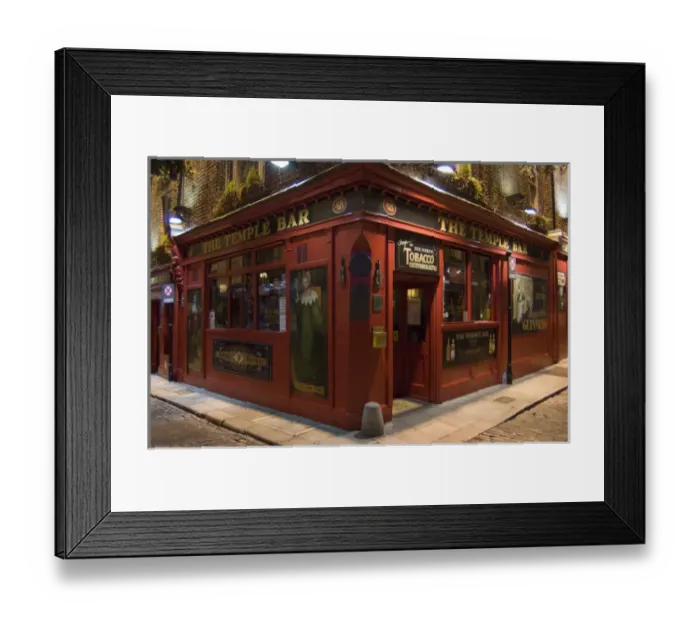 Framed Print : The Temple Bar pub, Temple Bar, Dublin Framed Print : The Temple Bar pub, Temple Bar, Dublin