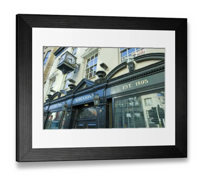 Framed Print : Ireland, unionist, troubles, Belfast, Northern Ireland, clock