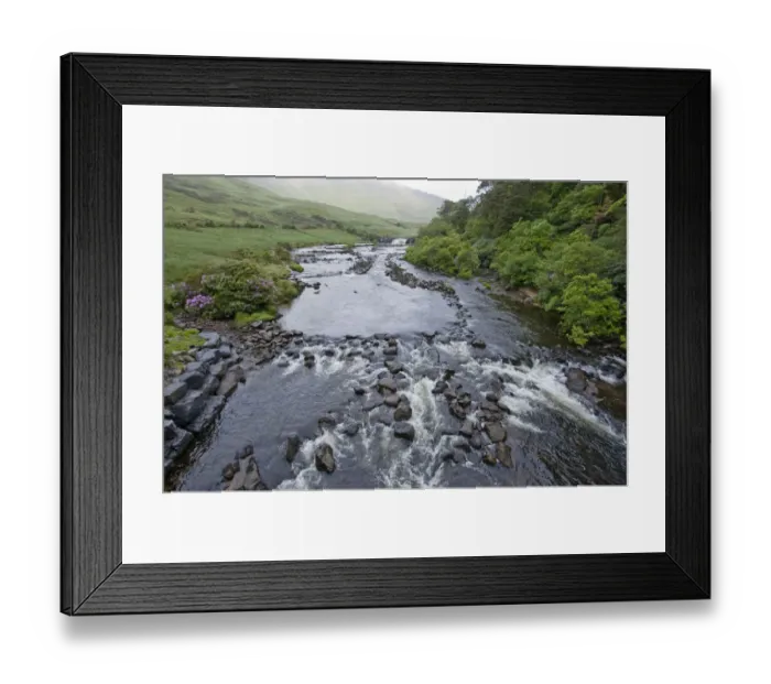 Framed Print : Aasleagh Falls, County Mayo, Ireland, stream, water Framed Print : Aasleagh Falls, County Mayo, Ireland, stream, water