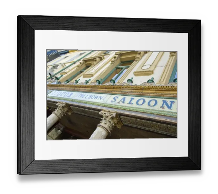Framed Print : Ireland, unionist, troubles, bar, saloon, Belfast, Northern Ireland, Corinthian column Framed Print : Ireland, unionist, troubles, bar, saloon, Belfast, Northern Ireland, Corinthian column