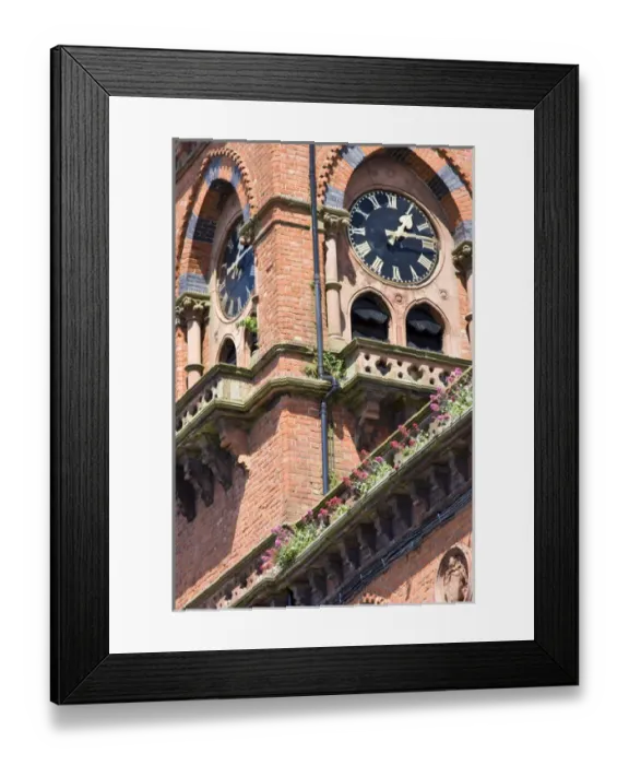 Framed Print : Downpatrick (Down), Northern Ireland, clocktower, brick