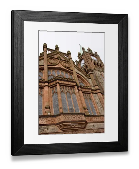 Framed Print : Northern Ireland, Derry, Londonderry, historic, clock tower Framed Print : Northern Ireland, Derry, Londonderry, historic, clock tower