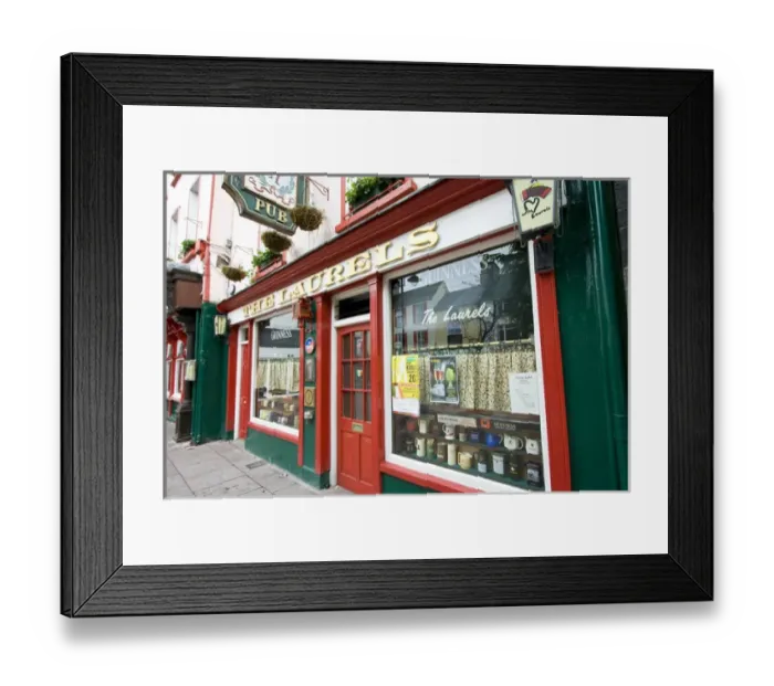 Framed Print : County Kerry, Ireland, Ring of Kerry, peninsula, pub Framed Print : County Kerry, Ireland, Ring of Kerry, peninsula, pub