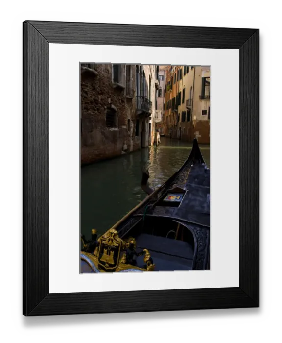 Framed Print : Grand Canal of Venice Italy with gondola boats and romantic waters of the city Venezia