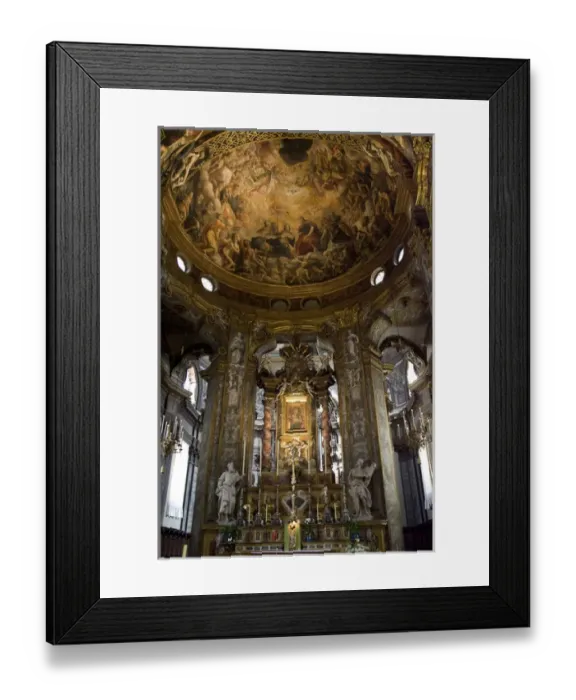 Framed Print : Europe, Italy, Parma. Interior of the Church of Mary of the Fence showing altar Framed Print : Europe, Italy, Parma. Interior of the Church of Mary of the Fence showing altar