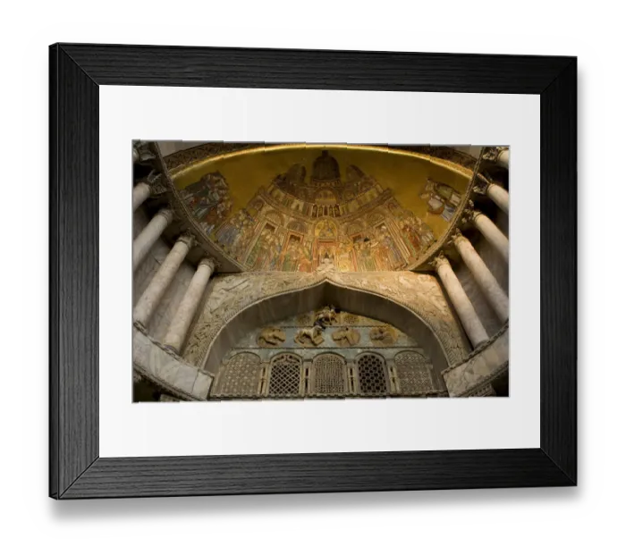 Framed Print : Europe, Italy, Venice. Facade Mosaic- Basilica di San Marco. Credit as: Wendy Kaveney Framed Print : Europe, Italy, Venice. Facade Mosaic- Basilica di San Marco. Credit as: Wendy Kaveney