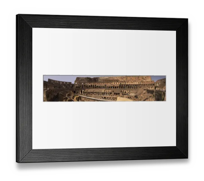 Framed Print : Italy, Rome. A panoramic image of the Colosseum. Credit as: Wendy Kaveney / Jaynes Framed Print : Italy, Rome. A panoramic image of the Colosseum. Credit as: Wendy Kaveney / Jaynes