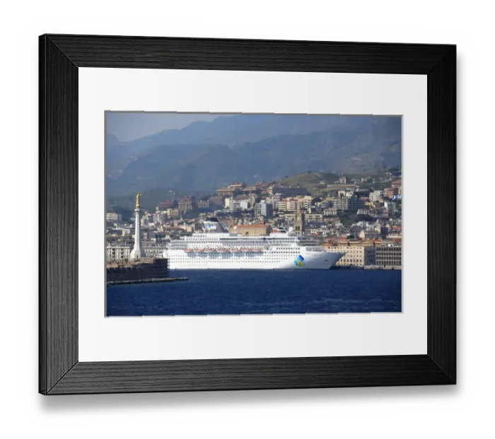 Framed Print : Europe, Italy, Sicily, port city of Messina, gateway to Taormina Framed Print : Europe, Italy, Sicily, port city of Messina, gateway to Taormina
