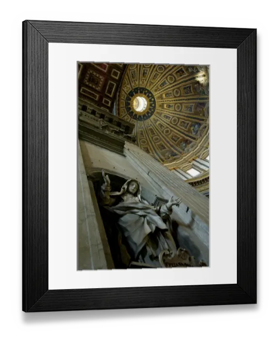 Framed Print : Europe, Italy, Rome. St. Peters Basilica (aka Basilica di San Pietro), interior Framed Print : Europe, Italy, Rome. St. Peters Basilica (aka Basilica di San Pietro), interior