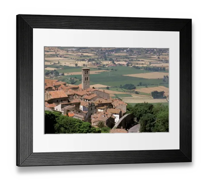 Framed Print : Europe, Italy, Tuscany, Cortona Framed Print : Europe, Italy, Tuscany, Cortona