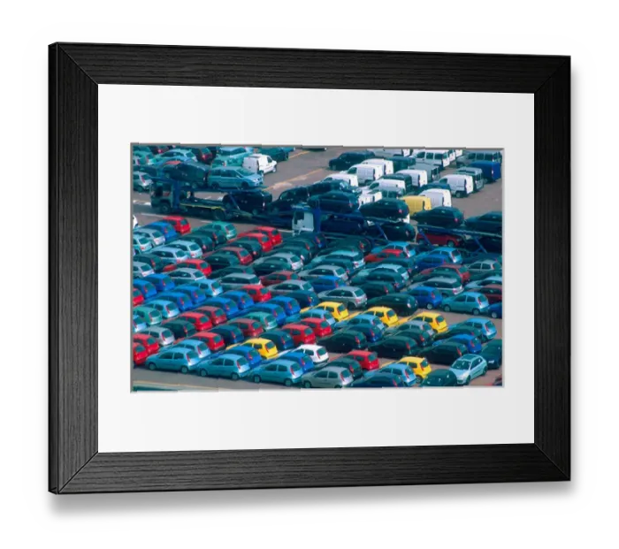 Framed Print : Europe, Italy, Salerno. Italian cars await export at the Port of Salerno Framed Print : Europe, Italy, Salerno. Italian cars await export at the Port of Salerno