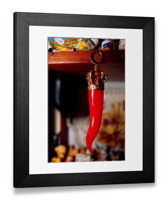 Framed Print : Europe, Italy, Porta Fortuma. Italian good luck talisman Framed Print : Europe, Italy, Porta Fortuma. Italian good luck talisman