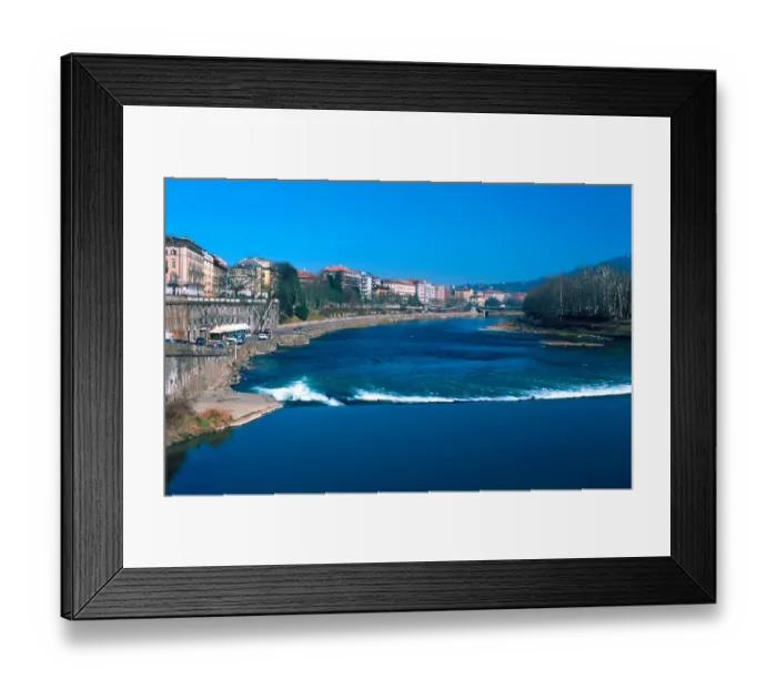 Framed Print : Europe, Italy, Turin. The Po River Framed Print : Europe, Italy, Turin. The Po River