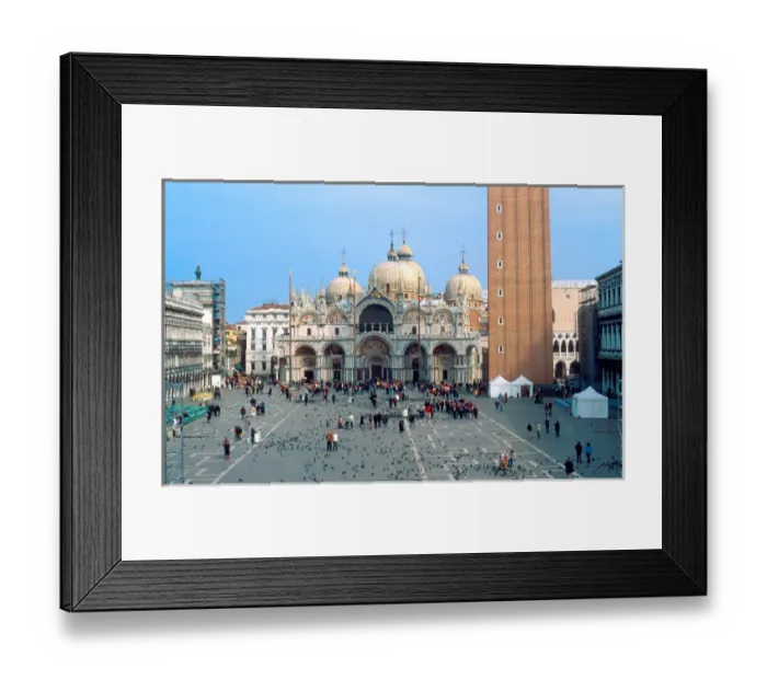 Framed Print : Europe, Italy, Venice. St. Marks Basilica and Piazza San Marco Framed Print : Europe, Italy, Venice. St. Marks Basilica and Piazza San Marco