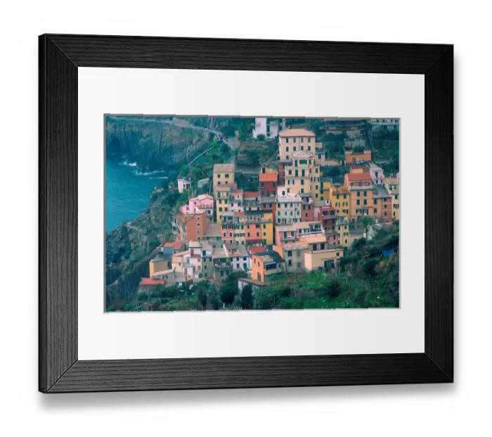 Framed Print : Europe, Italy. Seaside village along the Ligurian Coast Framed Print : Europe, Italy. Seaside village along the Ligurian Coast
