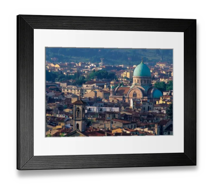 Framed Print : Overall view of Florence, Italy. roman, ancient, historical, landmark, europe Framed Print : Overall view of Florence, Italy. roman, ancient, historical, landmark, europe