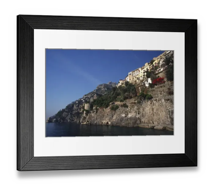 Framed Print : Europe, Italy, Campania, Positano Whitewashed houses on Amalfi Coast Framed Print : Europe, Italy, Campania, Positano Whitewashed houses on Amalfi Coast