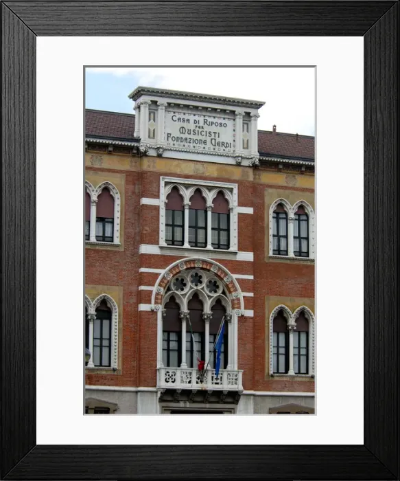 Framed Print : 04. Italy, Milan, Verdi retirement home for musicians
