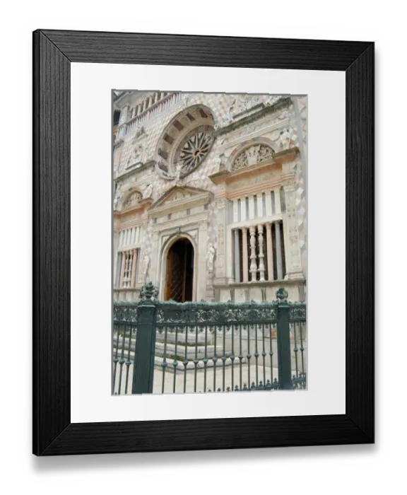 Framed Print : 04. Italy, Bergamo, entrance to Duomo Framed Print : 04. Italy, Bergamo, entrance to Duomo