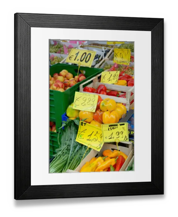 Framed Print : 04. Italy, Arona, Lake Maggiore, fruits and vegetables at open-air market Framed Print : 04. Italy, Arona, Lake Maggiore, fruits and vegetables at open-air market