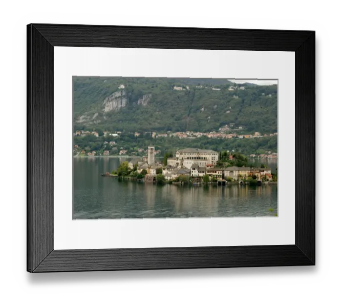 Framed Print : 04. Italy, Orta, Lake Orta, San Giulio Island Framed Print : 04. Italy, Orta, Lake Orta, San Giulio Island