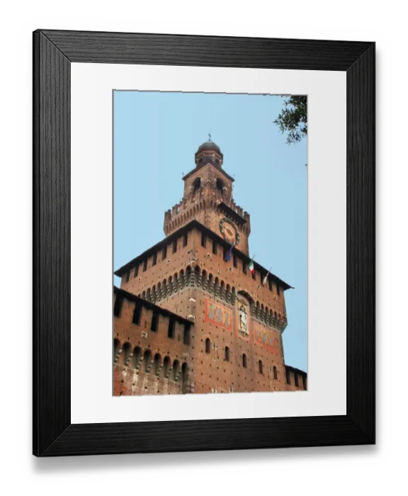 Framed Print : 04. Italy, Milan, Castello Sforzesco entrance, Filarete Tower Framed Print : 04. Italy, Milan, Castello Sforzesco entrance, Filarete Tower