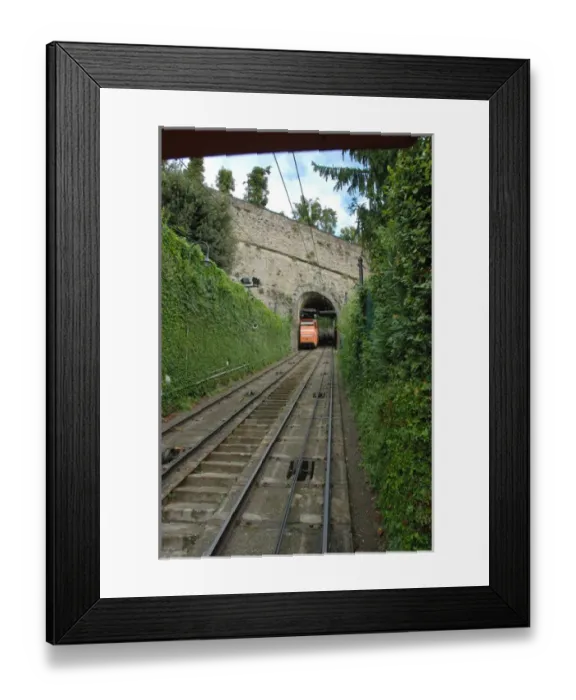 Framed Print : 04. Italy, Bergamo, funicular up to hilltop medieval town (Editorial Usage Only) Framed Print : 04. Italy, Bergamo, funicular up to hilltop medieval town (Editorial Usage Only)