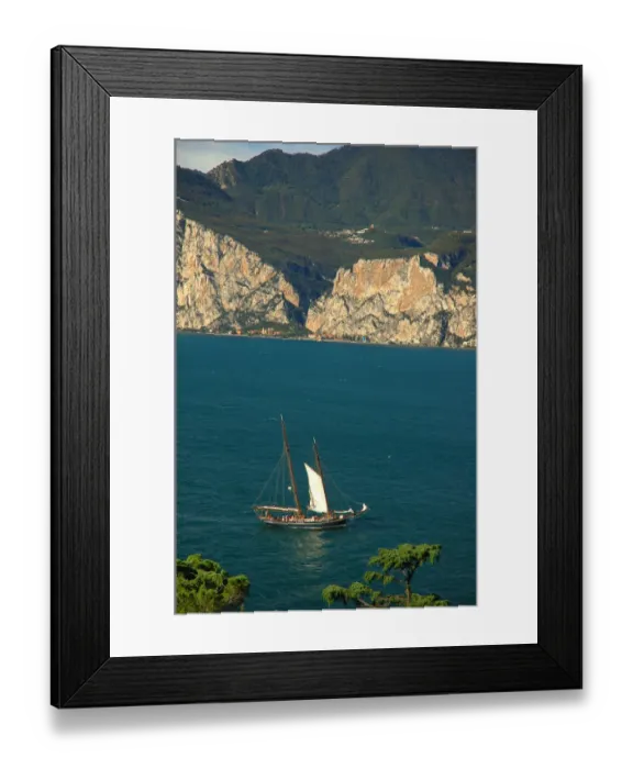 Framed Print : 04. Italy, Malcesine, view from castle of Lake Garda Framed Print : 04. Italy, Malcesine, view from castle of Lake Garda