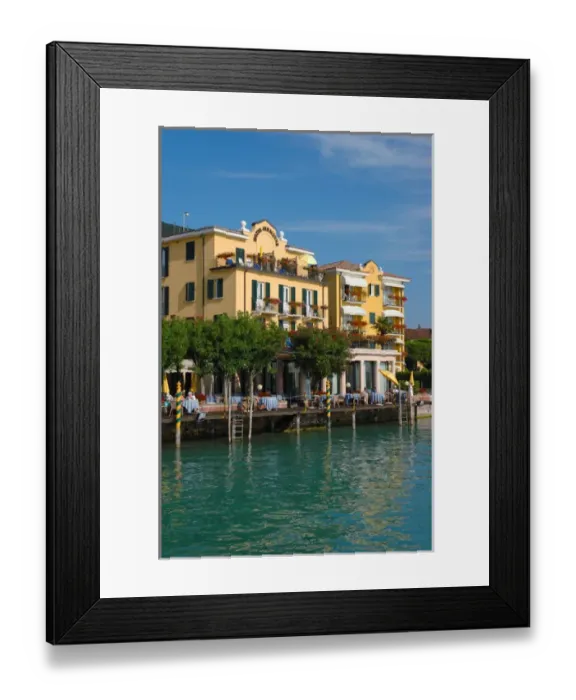 Framed Print : 04. Italy, Sirmione, Lake Garda, Hotel Sirmione on waterfront (Editorial Usage Only) Framed Print : 04. Italy, Sirmione, Lake Garda, Hotel Sirmione on waterfront (Editorial Usage Only)