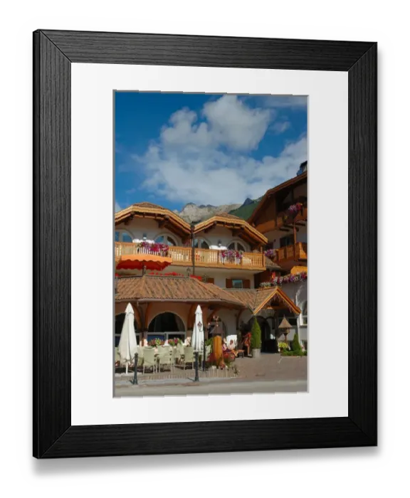 Framed Print : 04. Italy, Moena, alpine village (Editorial Usage Only) Framed Print : 04. Italy, Moena, alpine village (Editorial Usage Only)