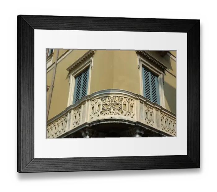 Framed Print : 04. Italy, Verona, architectural detail in historic town center Framed Print : 04. Italy, Verona, architectural detail in historic town center