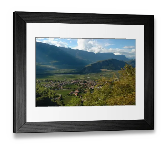 Framed Print : 04. Italy, Ticino valley, village among farmland Framed Print : 04. Italy, Ticino valley, village among farmland