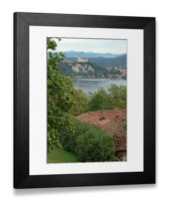 Framed Print : 04. Italy, Arona, view of Lake Maggiore and Castello di Visconti Framed Print : 04. Italy, Arona, view of Lake Maggiore and Castello di Visconti