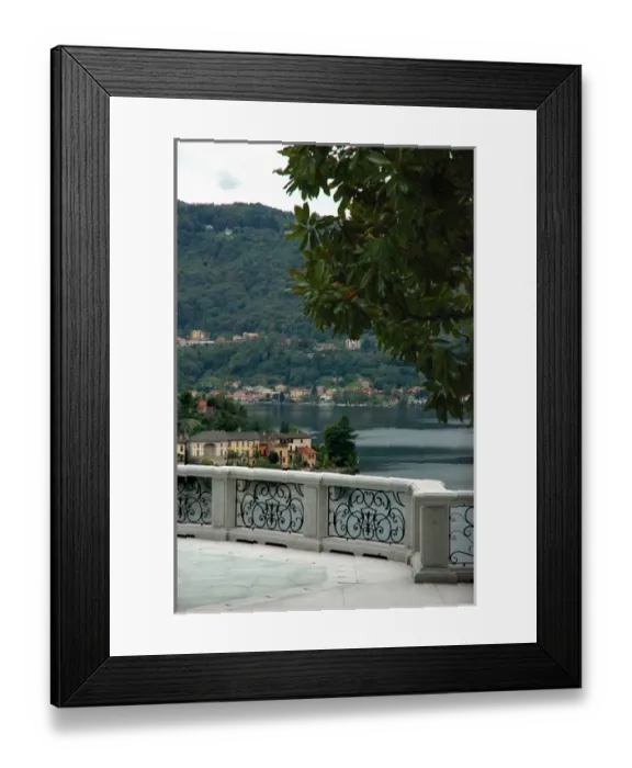Framed Print : 04. Italy, Orta, view of Lake Orta from private villa on hillside Framed Print : 04. Italy, Orta, view of Lake Orta from private villa on hillside