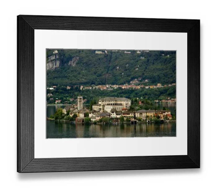 Framed Print : 04. Italy, Orta, Lake Orta, San Giulio Island Framed Print : 04. Italy, Orta, Lake Orta, San Giulio Island
