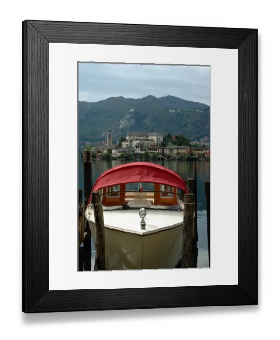 Framed Print : 04. Italy, Orta, Lake Orta, waterfront and San Giulio Island Framed Print : 04. Italy, Orta, Lake Orta, waterfront and San Giulio Island