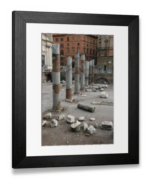 Framed Print : Italy. Rome. Forum of Trajan. Ruins of Basilica Ulpia Framed Print : Italy. Rome. Forum of Trajan. Ruins of Basilica Ulpia