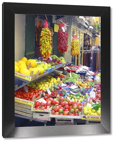 A fruit stand in Sorrento, Italy