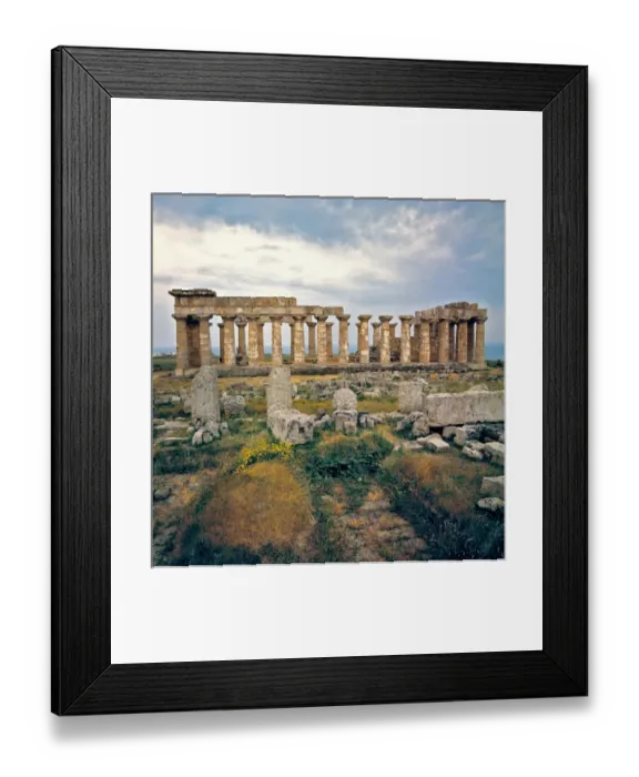 Framed Print : Italy, Sicily, Selinunte. One of the eight Greek temples at Selinunte, on Sicily in Italy Framed Print : Italy, Sicily, Selinunte. One of the eight Greek temples at Selinunte, on Sicily in Italy