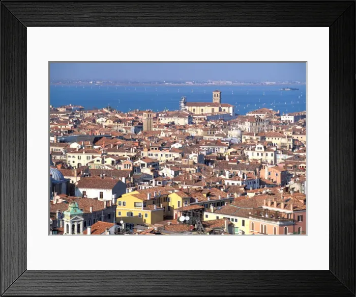Framed Print : Europe, Italy, Venice. Aerial view of the city Framed Print : Europe, Italy, Venice. Aerial view of the city