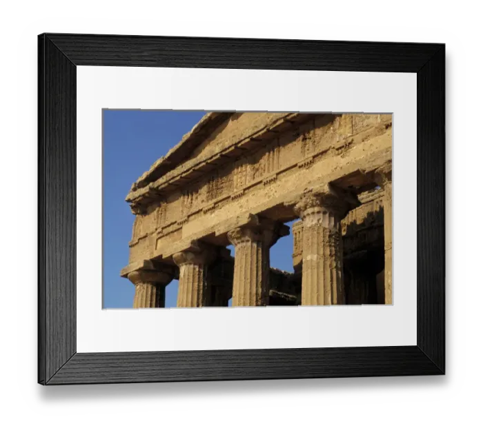 Framed Print : Italy, Sicily, Agrigento. Temple of Concord Framed Print : Italy, Sicily, Agrigento. Temple of Concord