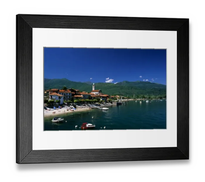 Framed Print : Italy, Piemonte, Lake Maggiore, Feriolo Framed Print : Italy, Piemonte, Lake Maggiore, Feriolo