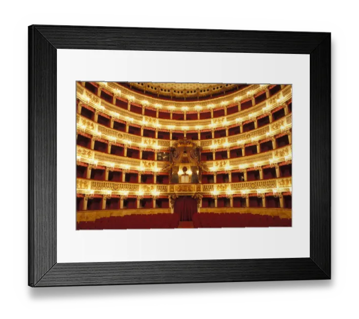 Framed Print : Italy, Napoli, San Carlo Theatre Framed Print : Italy, Napoli, San Carlo Theatre