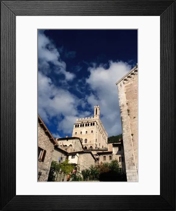Framed Print : Italy, Umbria, Gubbio. Palazzo dei Consoli Framed Print : Italy, Umbria, Gubbio. Palazzo dei Consoli